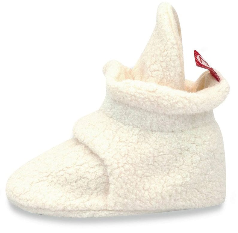 Zutano Cozie Fleece Baby Bootie - Cream, 6m - PFL00-CREA-I1