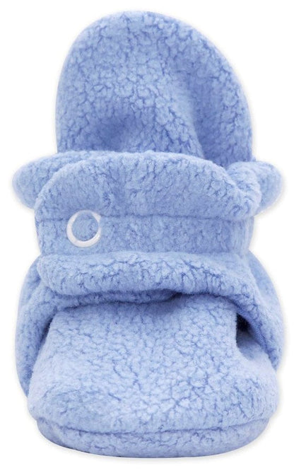 Zutano Cozie Fleece Baby Bootie - Light Blue, 3m - PFL00-LBLU-N2