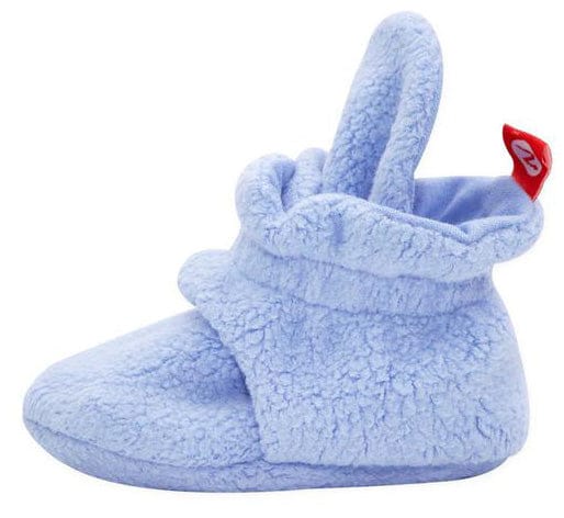 Zutano Cozie Fleece Baby Bootie - Light Blue, 3m - PFL00-LBLU-N2