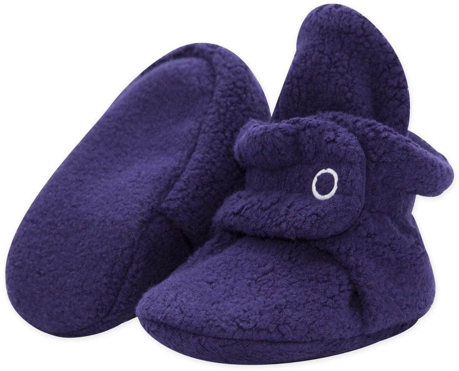 Zutano Cozie Fleece Baby Bootie - True Navy, 6m - PFL00-TNAV-N3