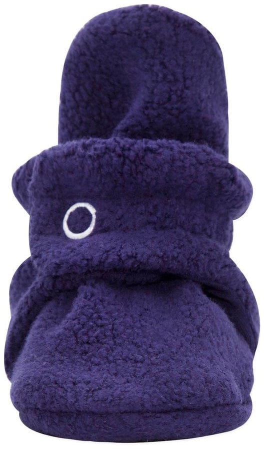 Zutano Cozie Fleece Baby Bootie - True Navy, 6m - PFL00-TNAV-N3