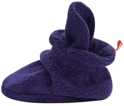 Zutano Cozie Fleece Baby Bootie - True Navy, 6m - PFL00-TNAV-N3