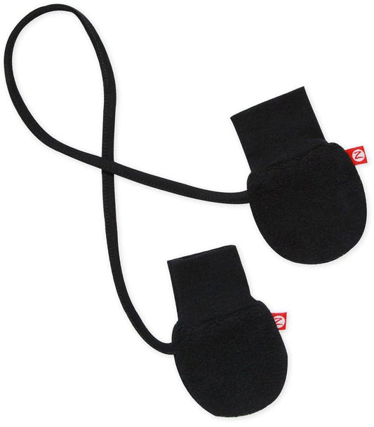 Zutano Cozie Fleece Mitten - Black - MIFL00-BLAC-OS1