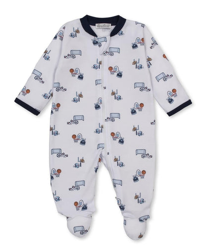 Kissy Kissy Footie w/ Zip Print - Multi, 3-6M