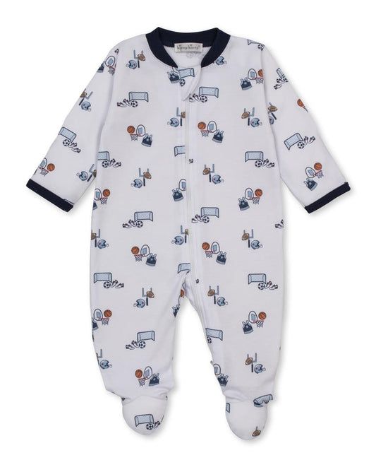 Kissy Kissy Footie w/ Zip Print - Multi, 0-3M